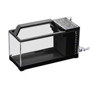 Kit de acuario LED | ABS+Poliestireno, 30x13x18.5cm, USB | - Fish Tank with Pump & Filter | Self-Cleaning Ecoystem for Beginners, Home Office Decor
