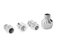 Kit de adaptador de aerógrafo profesional para compresor y manguera prácticos conectores duraderos de plata