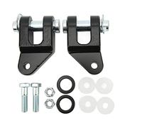 Kit de adaptador de barra de remolque Kit completo de adaptador de parachoques todoterreno resistente de repuesto para Avail BX7420 Ascent BX4370 Aventa II BX7335 Metal Negro 12PCS