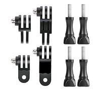 Kit de adaptador de brazo pivotante de extensión ajustable de 3 vías para GoPro Hero 11, 10, 9, 8, 7, 6, 5, 4, 3+, Insta360 y DJI OSMO, misma dirección y dirección vertical, tornillos de pulgar largos