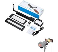 Kit de adaptador de digitalización de película para digitalizador digital de película negativa de 35 mm y 120 mm, digitalizador de película deslizante ajustable con retroiluminación LED, trípode Arca