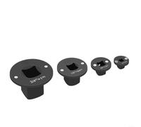 Kit de adaptador de enchufe de perfil bajo, 4 piezas de acero inoxidable tratado térmicamente para adaptadores de impacto (1-3/10.2 cm, 3/10.2 cm-1/5.1 cm, 1/5.1 cm-3/20.3 cm, 3/20.3 cm-1/10.2 cm