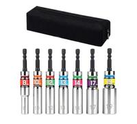 Kit de adaptador de enchufe profundo, 7 piezas de extensiones de | Adaptador de enchufe profundo para técnicos, mecánicos, carpintería, muebles, garaje, automotriz, industria del hogar