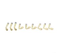 Kit de adaptador de extensión de válvula de neumático, 9 piezas, incluye 45 90 135 grados de latón doblado para automoción para motocicleta, scooter y bicicleta