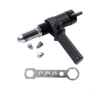 Kit de adaptador de herramienta de remache eléctrico portátil, cabeza remachadora de acero de aleación para taladros inalámbricos, herramienta manual de operación silenciosa para tamaños de 2.4 a 4.8