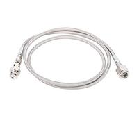 Kit de adaptador de manguera de alta presión de CO2, trenzado de acero inoxidable de primera calidad, resistente a la oxidación, 1,8 m de longitud para máquina de refrescos,