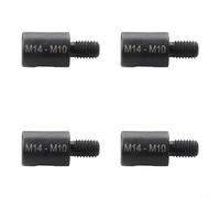 Kit de adaptador de rosca M10 a M14, extensor de vástago forjado sólido de acero al carbono 40CR para amoladora angular a convertidor de taladro, juego de conversión de rosca de herramienta eléctrica