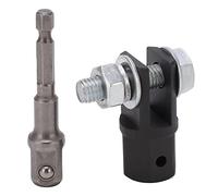 Kit de Adaptador de Taladro de Gato de Tijera, Adaptador de Gato de Tijera de 1/2 Pulg. Adaptador de Enchufe de Taladro de Impacto de Metal para Conector de Extremos de Ojo único en Forma de U