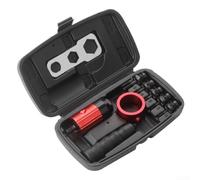 Kit de adaptador de taladro de tuerca de remache eléctrico de taladro inalámbrico, kit de adaptador de herramienta de remache eléctrico de aleación de aluminio, con asa, 5 mandriles, para bricolaje