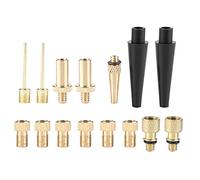 Kit de Adaptador de válvula 15pcs DV AV SV Adaptador de válvula para compresor de Bomba de Aire inflador de neumático de Bicicleta