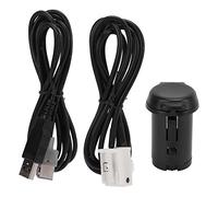 Kit de adaptador estéreo, juego de adaptador de cable de conexión de enchufe USB de audio para automóvil Pieza de repuesto para Peugeot 206 207 307