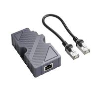 Kit de Adaptador Ethernet de Alta Velocidad para Dishy V2, convertidor RJ45 con inyector PoE Integrado, Compatible con conexión 10/100/1000 Mbps, Cable Incluido