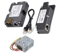 Kit de Adaptador Ethernet para Adaptador de Cable de Red de Inyector de Alimentación a Través de Ethernet y Convertidor Boost DC 12-48V, Kit de Internet