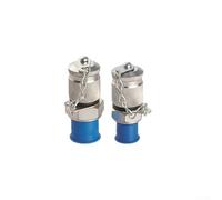 Kit de adaptador hidráulico 2pcs, para pruebas de monitoreo de presión, accesorios de manómetro de conexión rápida para sistemas de fluidos (C)