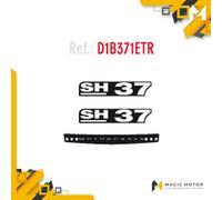 Kit de adhesivos para baúl SHAD D1B371ETR