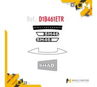 Kit de adhesivos para baúl SHAD D1B461ETR