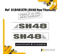 Kit de adhesivos para baúl SHAD D1B481ETR