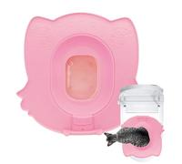 Kit de adiestramiento para gatos con inodoro - Para práctica orinal para gatitos | Herramientas de educación para gatos en el inodoro - Para propietarios de animales amantes de los animales