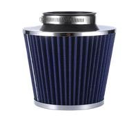 Kit De Admisión Aire Con Filtro Cabeza Seta Alto Flujo Modificado Universal Para Coche 76MM Para Piezas Automotrices Tubería Aluminio Frío Tubería Inducción(Blue air filter)