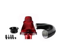Kit de admisión de aire frío para coche Filtro de aire Universal de 76mm, fuelle de entrada de aire con cabeza de seta, filtro de 3 pulgadas para coche SUV, Filtro de Aire(Red)