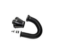 Kit de admisión de aire frío para coche Filtro de aire Universal de 76mm, fuelle de entrada de aire con cabeza de seta, filtro de 3 pulgadas para coche SUV, Filtro de Aire(White B)