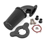 Kit de admisión de aire frío para coche Kits de filtro de aire de admisión de filtro de aire para motocicleta aptos para Harley Sportster XLH XL 883 1200 1991-2022 Filtro de Aire(C All black)