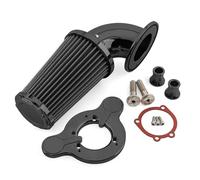 Kit de admisión de aire frío para coche Kits de filtro de aire de admisión de filtro de aire para motocicleta aptos para Harley Sportster XLH XL 883 1200 1991-2022 Filtro de Aire(A All black)