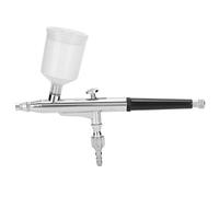 Kit de aerógrafo, aerógrafo para uñas de 0,3 mm, alimentación por gravedad de doble acción, mini multi universal, pistola de aerógrafo para decoración de pasteles, pintura