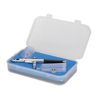 Kit de aerógrafo de alimentación por gravedad de doble acción, 0,3mm, para decoración de pasteles, modelo de pintura artística, pistola pulverizadora para decoración de uñas DIY