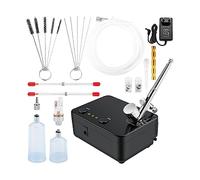 Kit de aerógrafo de doble acción, compresor de de aerógrafo multifuncional, pistola pulverizadora de 0,3mm for pintura de pasteles, modelo de maquillaje de uñas