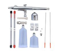 Kit de aerógrafo de pintura portátil pluma de pulverización para la impresión modelo G1/8 15 - 50PSI latón escenas aplicables maquillaje pastelería Decoración
