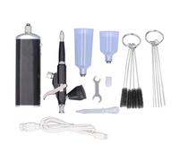 Kit de aerógrafo Handheld Mini Mini inalámbrico Pistola de aerógrafo portátil para pintar Arte de uñas Automático de inicio Función de parada 30 PSI incorporada en 1500 mAh Diseño