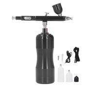KIT DE AERÓGRAFO PORTÁTIL INALÁMBRICO MINI PISTOLA DE AERÓGRAFO DE MANO RECARGABLE PARA COLOREAR MODELO DE TATUAJE DE ARTE DE UÑAS