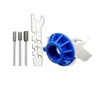 Kit de afilado de motosierra eléctrica, accesorio de pulido de 70 x 50 x 19 mm, motosierra eléctrica que garantiza una alta dureza, afilado preciso y eficaz (azul)