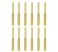 Kit De Afilado De Motosierras - Chapado En Titanio 4mm 4.8MM 5.5MM | Juego De Limas De Piedra De Rebabas | Amoladora De Brocas De Motosierra De 12 Piezas Para Motosierras Eléctricas, Joyería De Mad