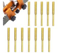 Kit de afilado de sierra de cadena - Archivos de piedra de rebabas placas de titanio, cabezales de molienda de diamantes de alta arraña | Conjunto de 12 piezas compatible con taladro o herramienta rot