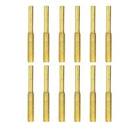 Kit de afilador de motosierra de 12 piezas - Archivos de piedra de Diamond Burr de Titanium Diamond, Adjunto de molinillo de rebabas | Cabezales de molienda de alta resistencia para el afilado de tala