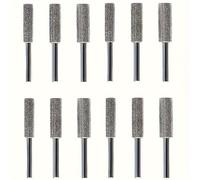 Kit de Afilador de Motosierra de Diamante de 12 Piezas - Afilado Rápido y de Rendimiento para Echo & - Piedras Duraderas y Amigables con la Electricidad con Tamaños de 1/8", 5/32" y 3/16