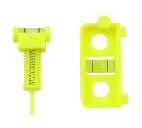 Kit de afinación de arco, nivel de cuerda para arcos recurvos compuestos, magnético para medidor de burbuja, herramienta de alineación de soporte de flechas, amarillo, 14,5 cm