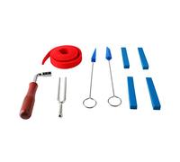 Kit de Afinación de Piano, Llave de Acero Inoxidable, Agarre Cómodo, Práctico Juego de Herramientas de Afinación de Piano, Tira de Temperamento de Fieltro de Lana para Reparación