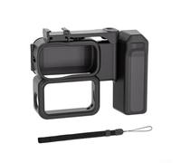 Kit de agarre de calle de metal para DJI para cámara de acción nano, juego de soporte de mango de agarre de cámara, zapata fría, liberación rápida, botón de obturador, correa de muñeca