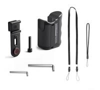 Kit de agarre de metal para Insta360 Pro 2/Pro/para Action/Hero® Jaula de cámara anticaída con botón de obturador para mango de metal y ABS para mayor seguridad