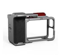 Kit de agarre premium para DJI para Action 5 Pro 4 3 Soporte de cámara de metal con botón de obturador, diseño anticaída, aleación de aluminio, construcción de silicona, accesorio de filmación