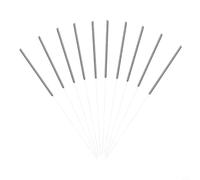 Kit de aguja de limpieza flexible de metal para boquilla de impresora 3D que desatasca con mango de plástico y puntas de acero inoxidable en varios tamaños de 0,2 mm a 0,4 mm para máquinas SLS, diez