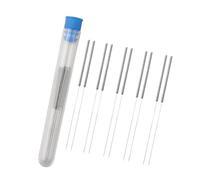 Kit de agujas de limpieza de boquilla de acero inoxidable de 0,2 mm para impresora 3D, paquete de 10 con mango para un fácil agarre, compatible con la mayoría de impresoras 3D