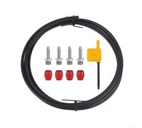 Kit de agujas de purga de freno hidráulico para SRAM A Majig con punta de acero inoxidable y sello de junta tórica diseñado para un reemplazo eficaz del líquido de frenos (C)