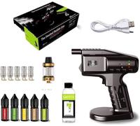 Kit de ahumador de cóctel, infusor de humo eléctrico para cócteles, vino, queso y carnes, pistola portátil de mano para ahumar frío para uso doméstico