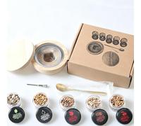 Kit de ahumador de cócteles, whisky ahumador con 5 sabores de madera, generador de humo para cócteles, whisky, bourbon antiguo, accesorio de cóctel, regalo para hombres, padre y marido