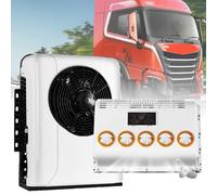 Kit de aire acondicionado de 12 V/24 V para camión, autobús o caravana, unidad de aire acondicionado eléctrica universal para refrigeración de cabina, aire acondicionado split portátil para caravana