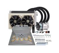 Kit de aire acondicionado Universal automotriz de 12V y 24V A/C for camión, minibús, furgoneta, Tractor, excavadora, RV, excavadora, aire acondicionado de CA(24 volts)